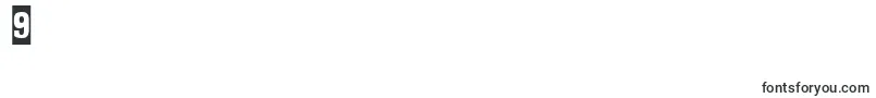 フォントAssuan9 – フォント数字9