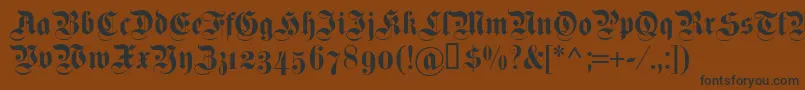 More about Dsfettekanzleiosf Font Dsfettekanzleiosf Font – Black Fonts on Brown Background