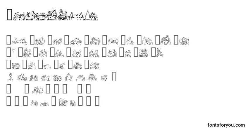 Fuente Tequilah - alfabeto, números, caracteres especiales