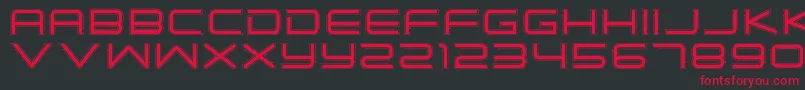fuente SimpleTechBold02 – Fuentes Rojas Sobre Fondo Negro