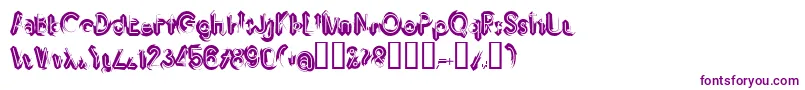Imbrrg-fontti – violetit fontit