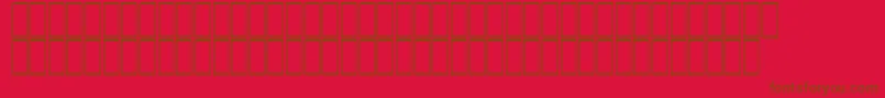 FsJapan Font – Brown Fonts on Red Background