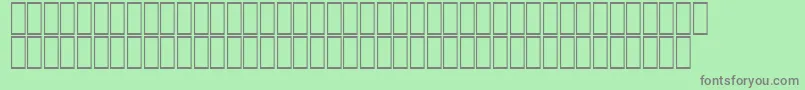 FsJapan Font – Gray Fonts on Green Background