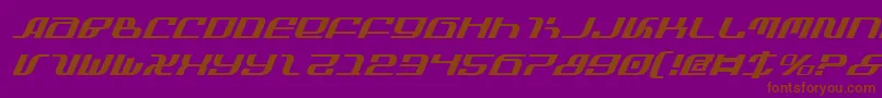 fuente InfinityFormulaItalic – Fuentes Marrones Sobre Fondo Morado