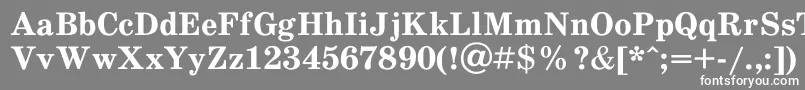 SchooldlBold Font – White Fonts on Gray Background