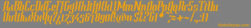 More about ContextRegular Font ContextRegular Font – Orange Fonts on Gray Background