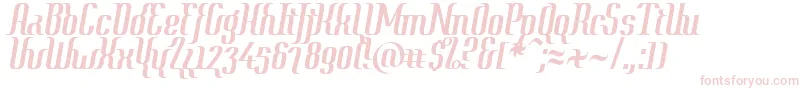 Шрифт ContextRegular – розовые шрифты