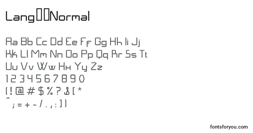 LangГіNormal Font: Download for Free, Online