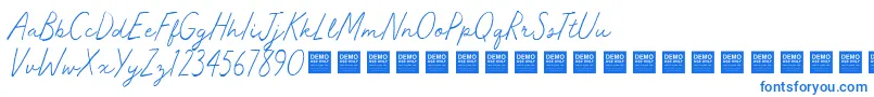 MasterWorksDemo Font – Blue Fonts