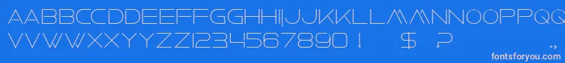 Weitere Informationen zur FaxineSkyBold-Schriftart FaxineSkyBold-Schriftart – Rosa Schriften auf blauem Hintergrund