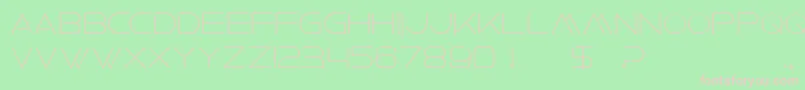 FaxineSkyBold Font – Pink Fonts on Green Background