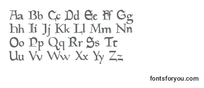 Review of the Goudymedieval ffy Font