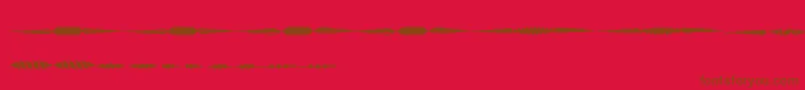 OldFoundryPrintsTfb Font – Brown Fonts on Red Background