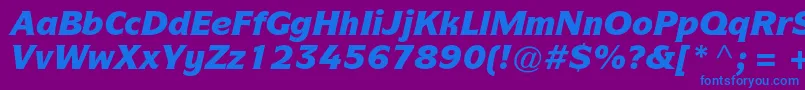 fuente ItcsymbolstdBlackitalic – Fuentes Azules Sobre Fondo Morado