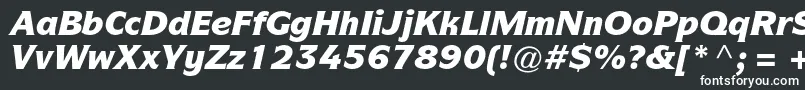 Шрифт ItcsymbolstdBlackitalic – белые шрифты