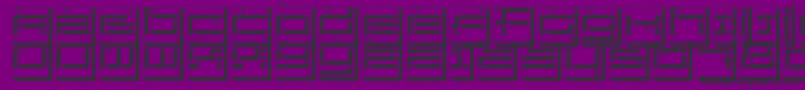 Suddenfall Font – Black Fonts on Purple Background