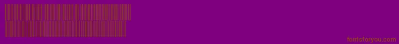 V300011 Font – Brown Fonts on Purple Background