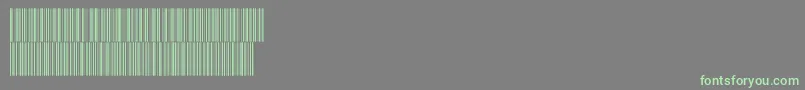 V300011 Font – Green Fonts on Gray Background