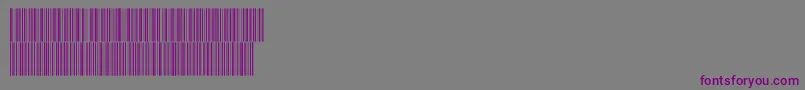 V300011 Font – Purple Fonts on Gray Background