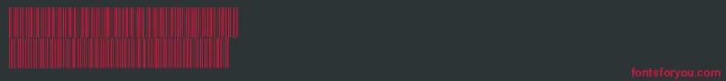 V300011 Font – Red Fonts on Black Background