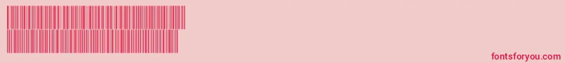 V300011 Font – Red Fonts on Pink Background