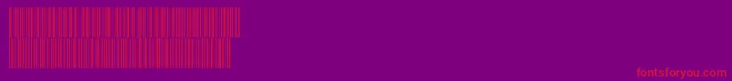 V300011-Schriftart – Rote Schriften auf violettem Hintergrund