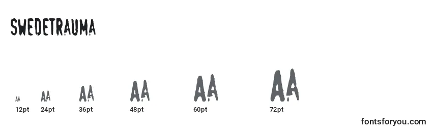 Размеры шрифта SwedeTrauma