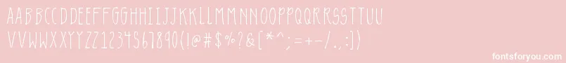 En savoir plus sur la police K26lavendulagray Police K26lavendulagray – polices blanches sur fond rose