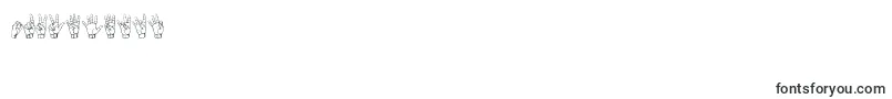 Gallaudet ffy Font – Fonts for Numbers and Digits