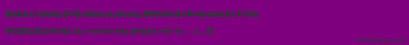 Blitzstrikepro Font – Black Fonts on Purple Background
