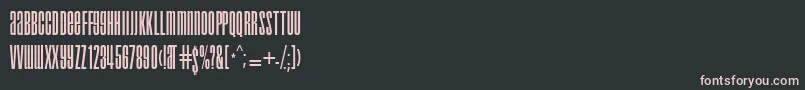 Ft1 Font – Pink Fonts on Black Background