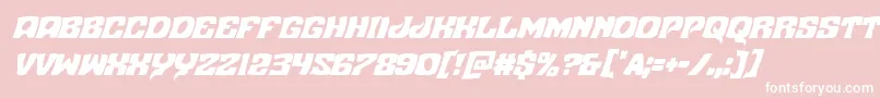 Nuevopassioncondital Font – White Fonts on Pink Background