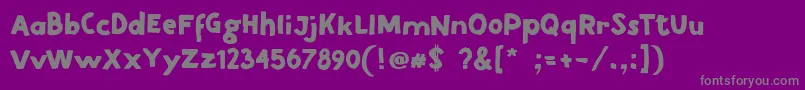 More about DirtRoad Font DirtRoad Font – Gray Fonts on Purple Background