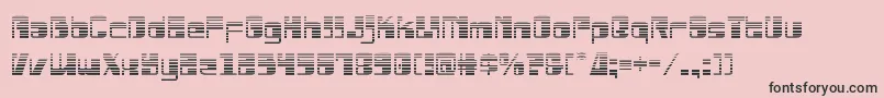 Drosselmeyergrad Font – Black Fonts on Pink Background