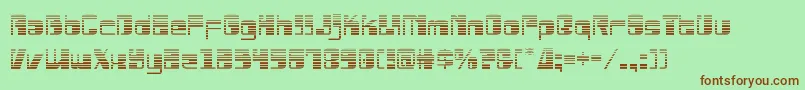 Drosselmeyergrad Font – Brown Fonts on Green Background