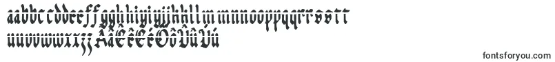 Шрифт Uberlav2c – фризские шрифты