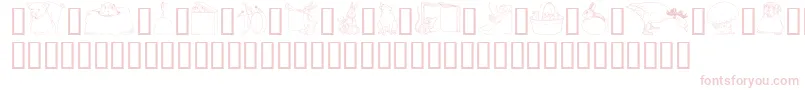 GeWhimsicalAnimalsI Font – Pink Fonts
