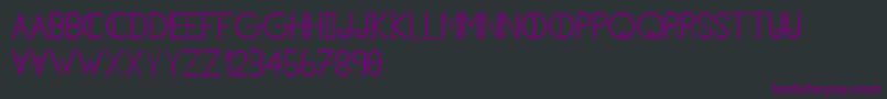 KhCosan2 Font – Purple Fonts on Black Background