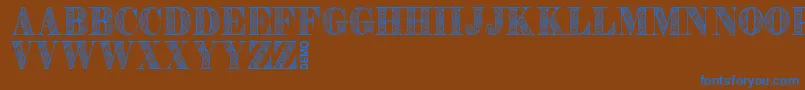 More about ZengoDemo Font ZengoDemo Font – Blue Fonts on Brown Background