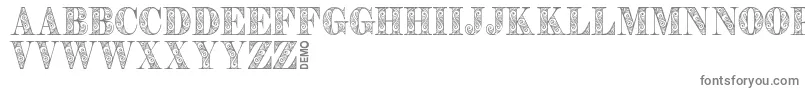 ZengoDemo Font – Gray Fonts on White Background