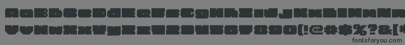 Bigfatblack-Schriftart – Schwarze Schriften auf grauem Hintergrund