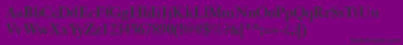 TiascosskBold Font – Black Fonts on Purple Background