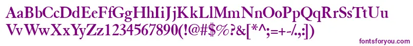 TiascosskBold Font – Purple Fonts on White Background