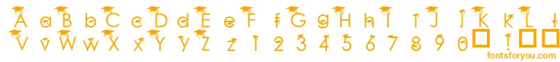 Шрифт BabyGeniuses – оранжевые шрифты