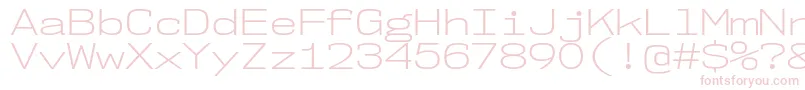 Nk57MonospaceExLt Font – Pink Fonts