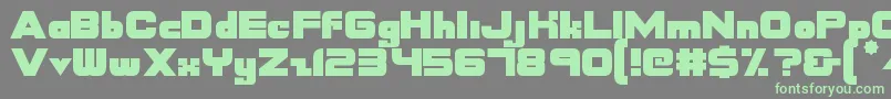 Nasdaqer-Schriftart – Grüne Schriften auf grauem Hintergrund