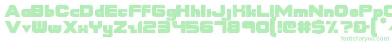 Nasdaqer-Schriftart – Grüne Schriften