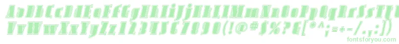 AvondaleInlineItalic Font – Green Fonts