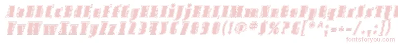 AvondaleInlineItalic Font – Pink Fonts