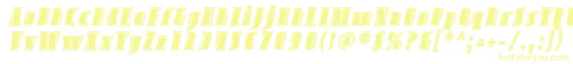 AvondaleInlineItalic Font – Yellow Fonts